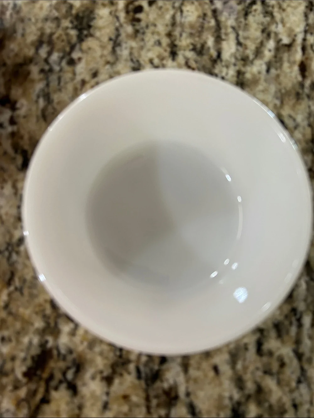 Vintage Federal Moonglow Iridescent White Ceramic Serving Bowl